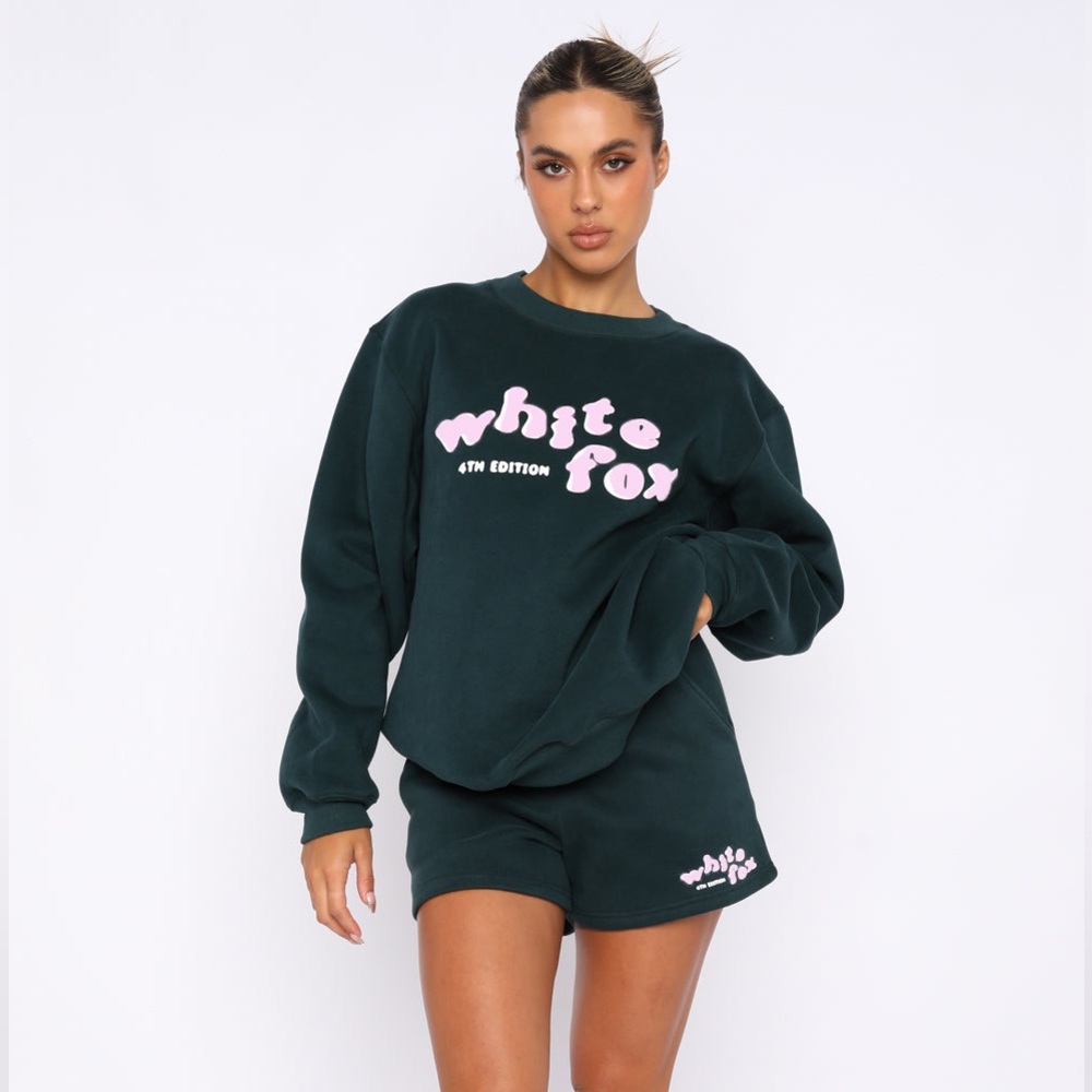 White Fox 4th Edition Oversized Sweater Clover